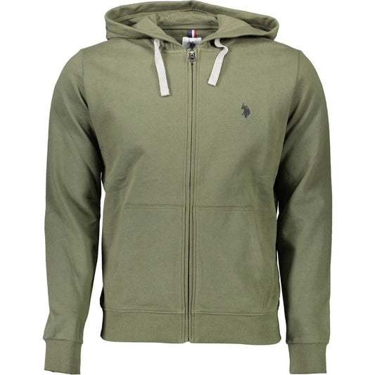U.S. POLO ASSN. Green Cotton Men Sweater