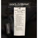 Dolce & Gabbana Black Crystal Handmade Above Knee Skirt GSD12657-1