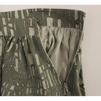 Comeforbreakfast Gray Mini Short A-Line Skirt