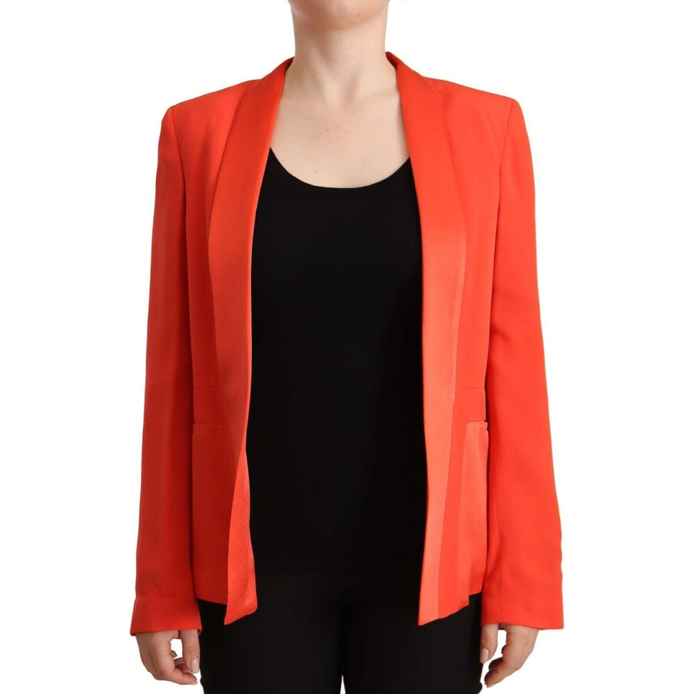 CO|TE Elegant Orange Overcoat Long Sleeves Jacket CO|TE Black