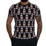 Dolce & Gabbana Black Bacio Di Venere Cotton Crew T-shirt TSH7477- 44