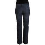 MARGHI LO' Dark Blue Cotton Straight Denim Jeans PAN72165 - 48