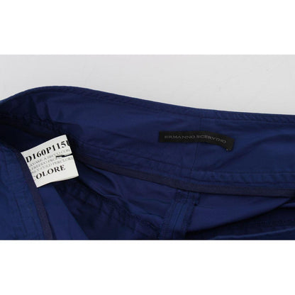 Ermanno Scervino Blue Above Knees Bermuda Shorts