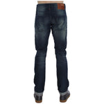 Acht Blue Wash Cotton Denim Slim Fit Jeans SIG30494-1