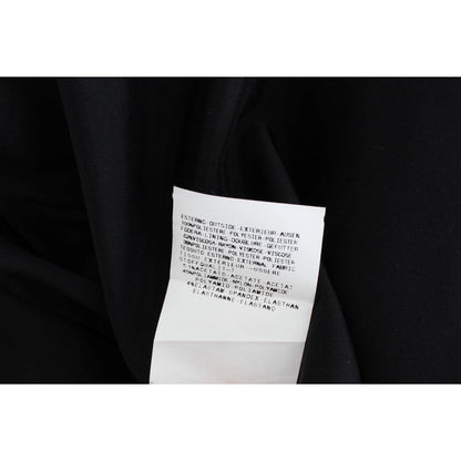 Exte Black Blue Two Piece Suit Skirt & Blazer Skirt Suit