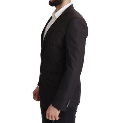 Dolce & Gabbana Black Single Breasted TAORMINA Breasted Blazer
