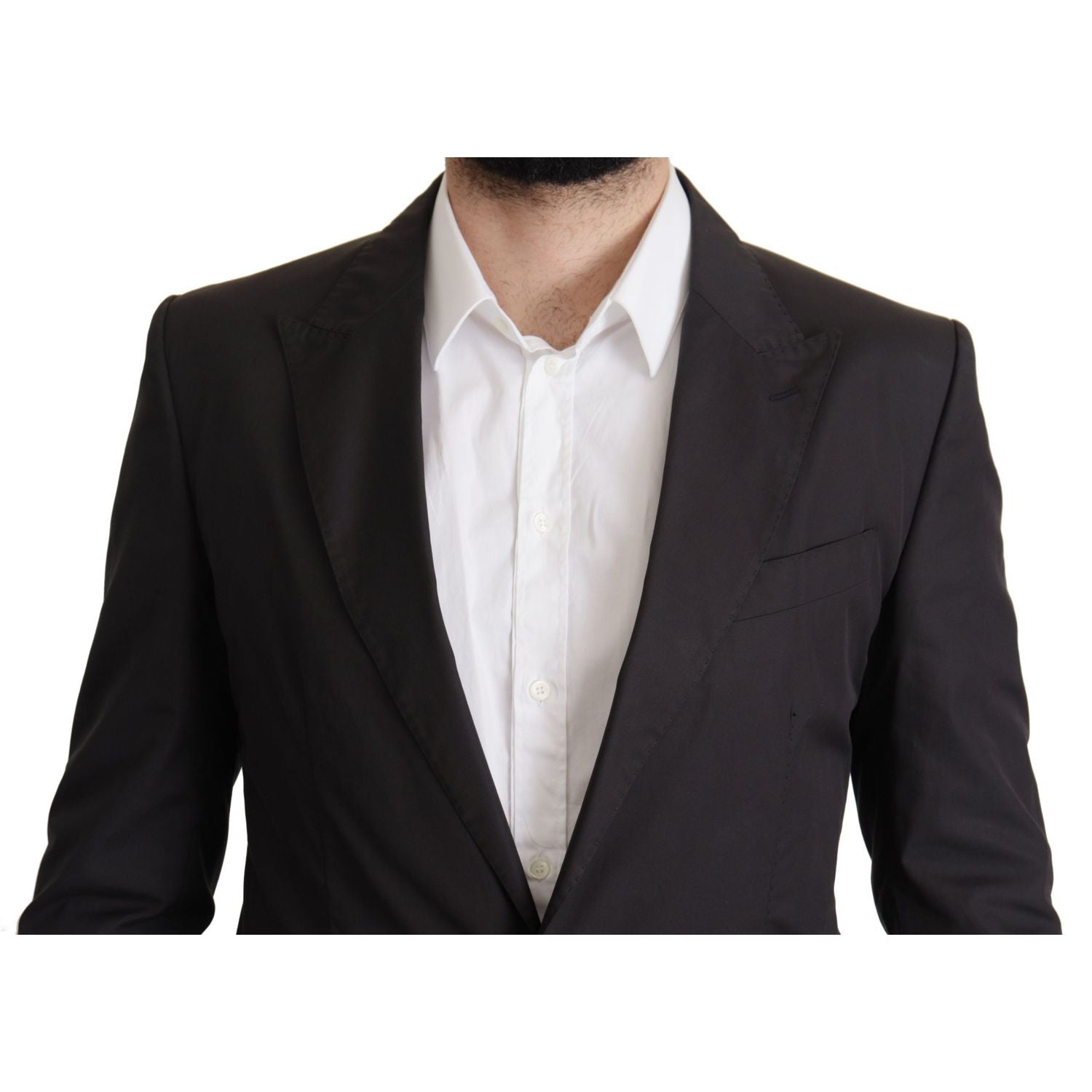 Dolce & Gabbana Black Single Breasted TAORMINA Breasted Blazer