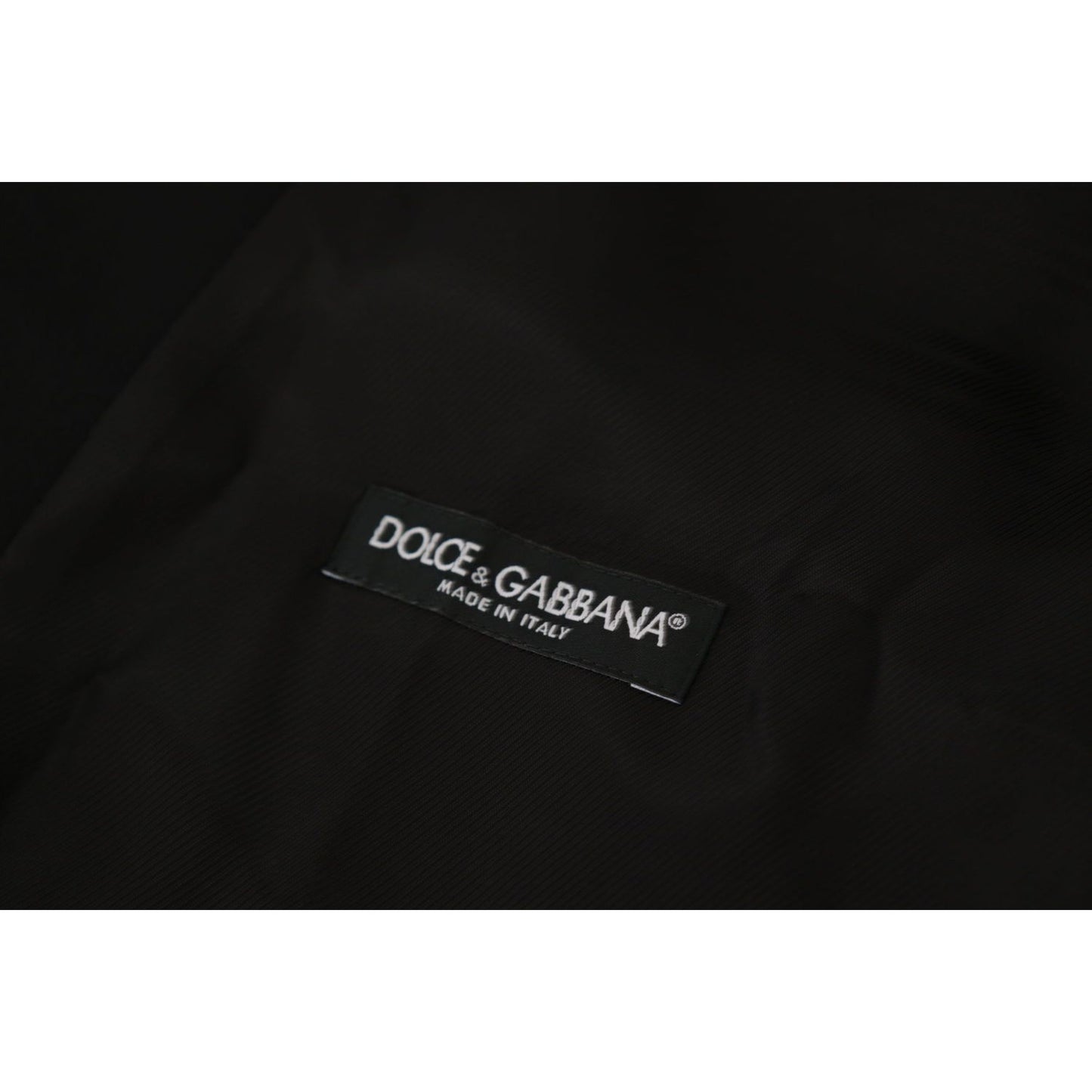 Dolce & Gabbana Black Jacket Vest 2 Piece MARTINI Blazer