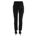 Costume National Black Cotton Slouchy Slims Fit Jeans SIG32582-1