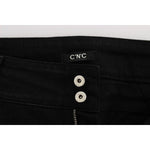 Costume National Black Cotton Slouchy Slims Fit Jeans SIG32582-1