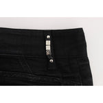Costume National Black Cotton Slouchy Slims Fit Jeans SIG32582-1