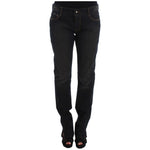 Ermanno Scervino Chic Boyfriend Cotton Jeans - Blue Ermanno Scervino Black