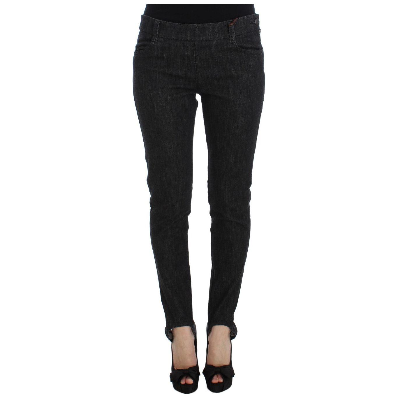 Ermanno Scervino Blue Cotton Slim Fit Denim Jeans