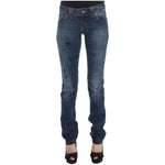 John Galliano Elegant Slim Bootcut Denim Jeans John Galliano Dark Slate Gray