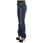 John Galliano Elegant Slim Bootcut Denim Jeans John Galliano Dark Slate Gray