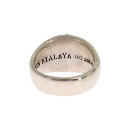 Nialaya Silver Crest 925 Sterling Ring