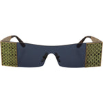 Dolce & Gabbana Gold Metal Rectangle Shades DG2263 Sunglasses GLA1176