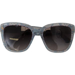 Dolce & Gabbana Blue Lace Acetate Rectangle Shades DG4226 Sunglasses GLA11556