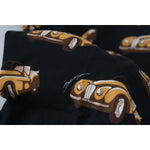 Dolce & Gabbana Black Car Print Short Sleeve Polo T-shirt TSH7513- 44
