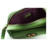 Versace Elegant Mint Green Leather Camera Case Bag 8054712655579