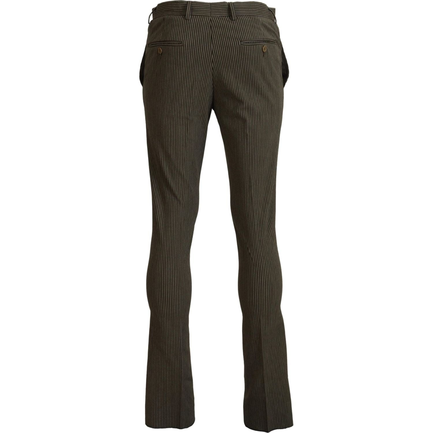 BENCIVENGA Multicolor Striped Pure Cotton Men Pants