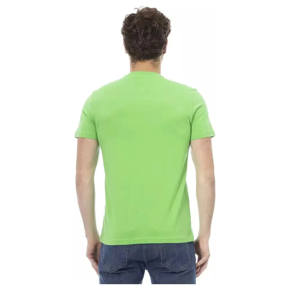 Baldinini Trend Green Cotton T-Shirt