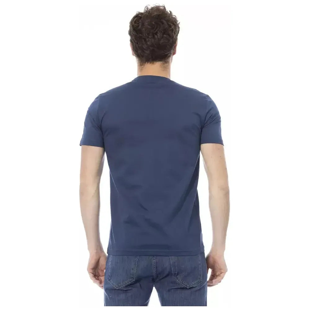 Baldinini Trend Blue Cotton T-Shirt