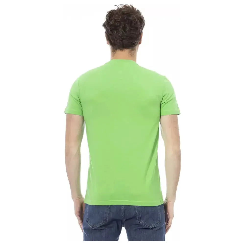 Baldinini Trend Green Cotton T-Shirt