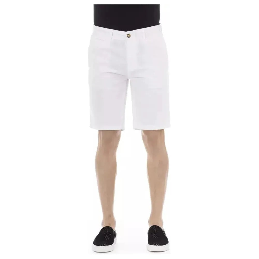 Baldinini Trend White Cotton Short