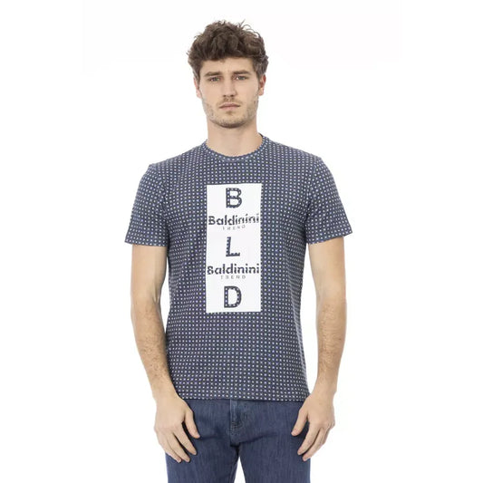 Baldinini Trend Gray Cotton T-Shirt