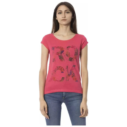 Trussardi Action Multicolor Cotton Women T-Shirt TR-23079-M