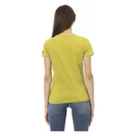 Trussardi Action Green Cotton Women T-Shirt TR-23054-L