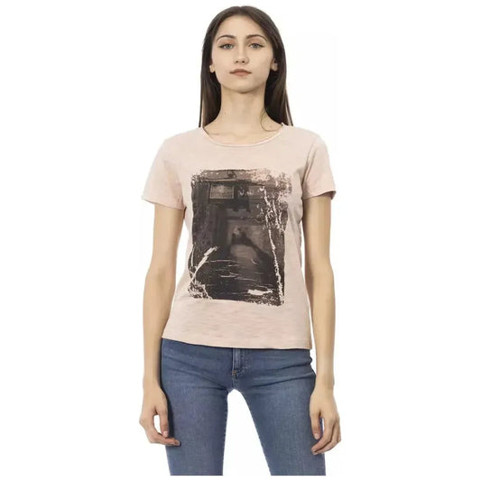 Trussardi Action Multicolor Cotton Women T-Shirt TR-23023-S