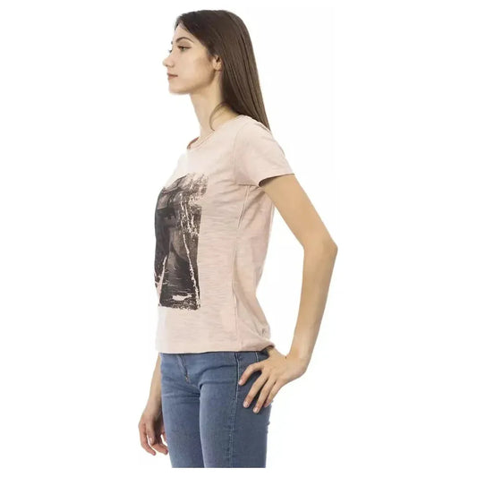 Trussardi Action Multicolor Cotton Women T-Shirt TR-23023-S