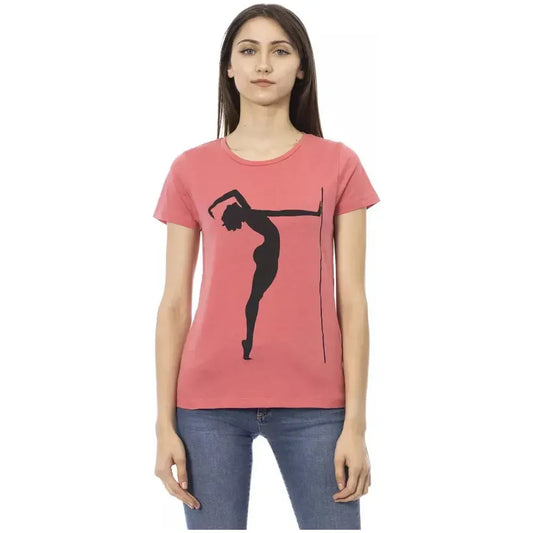 Trussardi Action Multicolor Cotton Women T-Shirt TR-23070-XXL