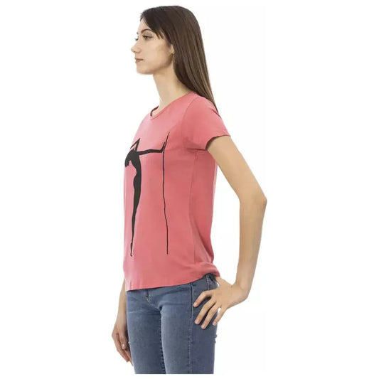 Trussardi Action Multicolor Cotton Women T-Shirt TR-23070-XXL