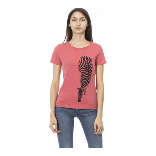 Trussardi Action Multicolor Cotton Women T-Shirt TR-23010-XS