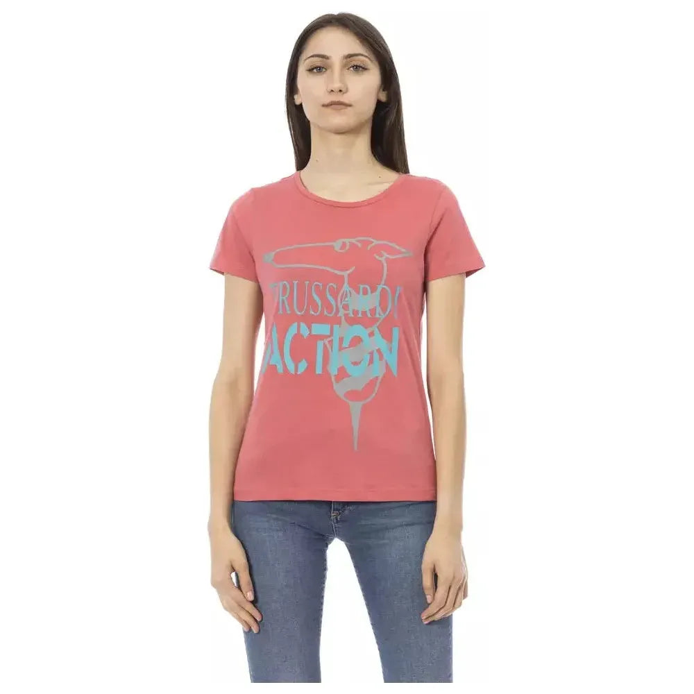 Trussardi Action Multicolor Cotton Women T-Shirt