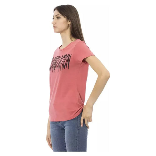 Trussardi Action Multicolor Cotton Women T-Shirt TR-22994-XS