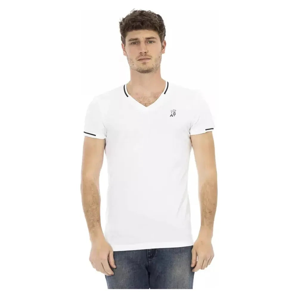 Trussardi Action White Cotton T-Shirt