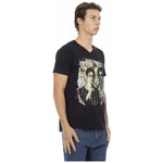 Trussardi Action Black Cotton Men T-Shirt TR-22883-S