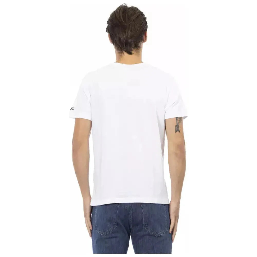 Trussardi Action White Cotton T-Shirt