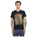 Trussardi Action Black Cotton Men T-Shirt TR-22878-L