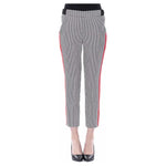 BYBLOS Black Viscose Women Pants BYBLOS Gray