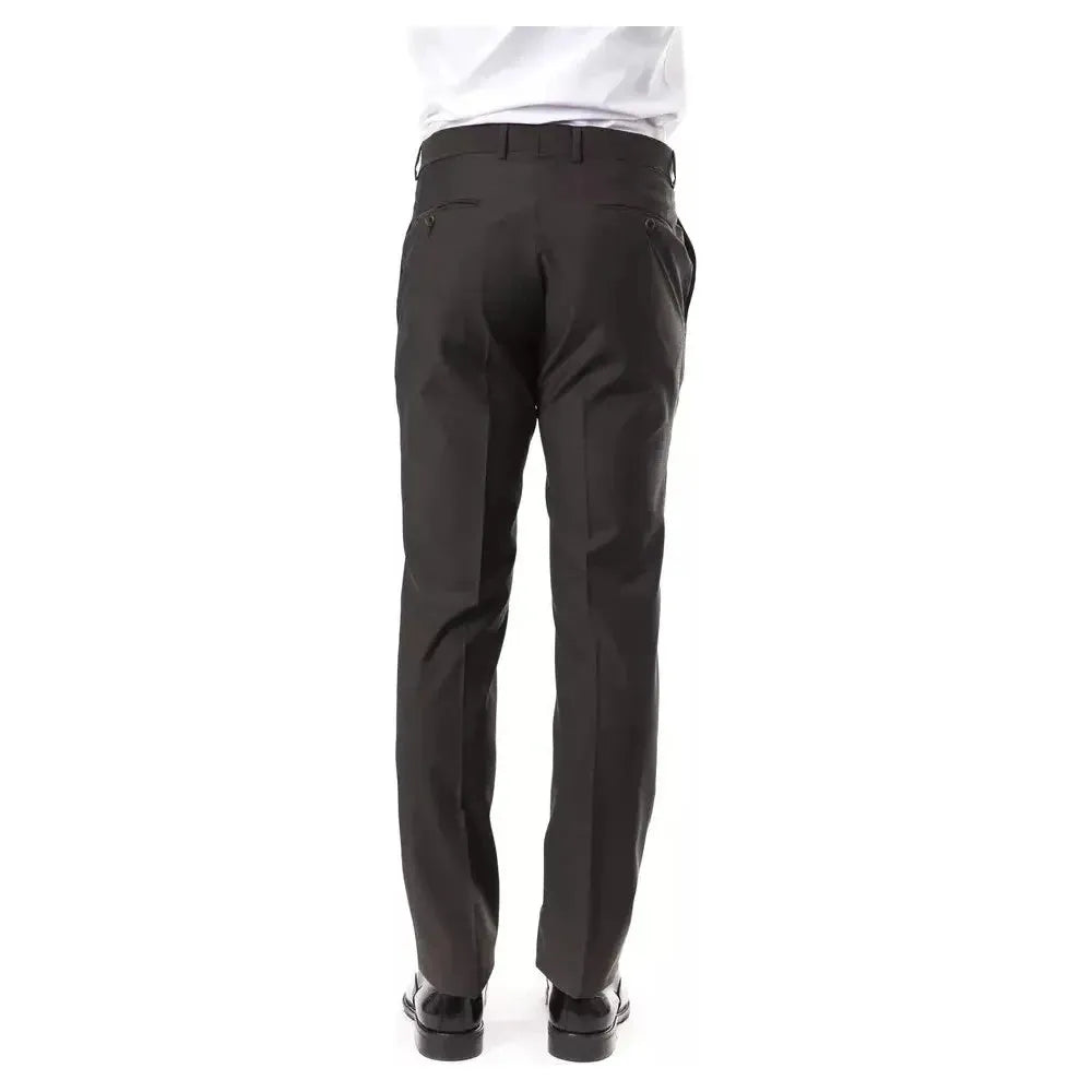 Uominitaliani Gray Wool Pant