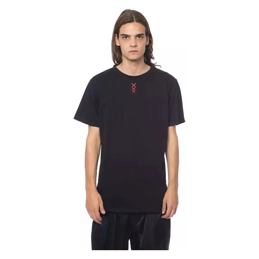 Nicolo Tonetto Black Cotton T-Shirt
