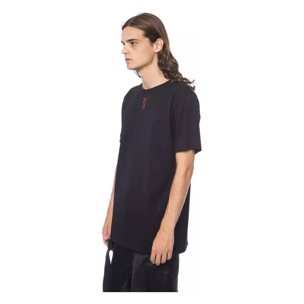 Nicolo Tonetto Black Cotton T-Shirt