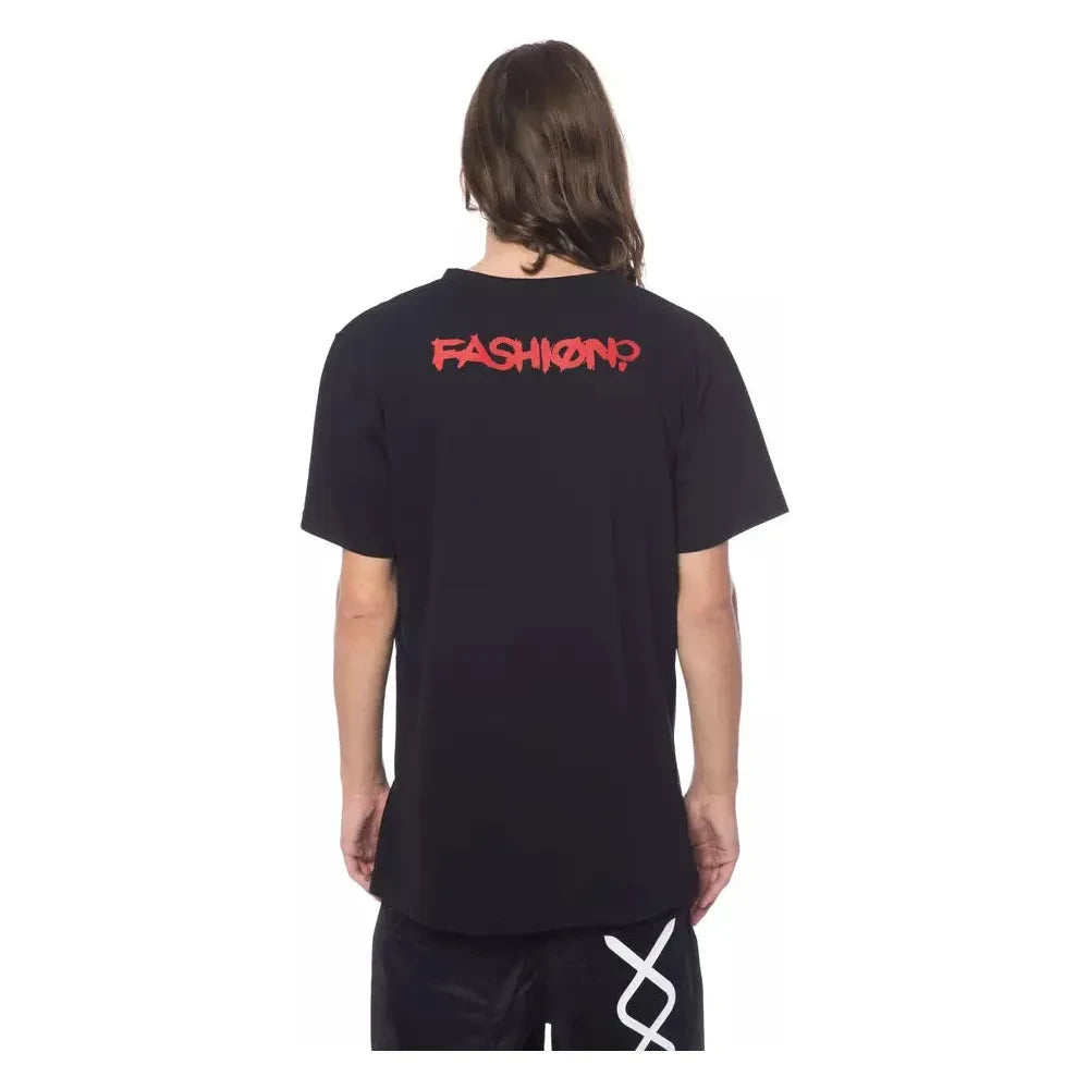 Nicolo Tonetto Black Cotton T-Shirt