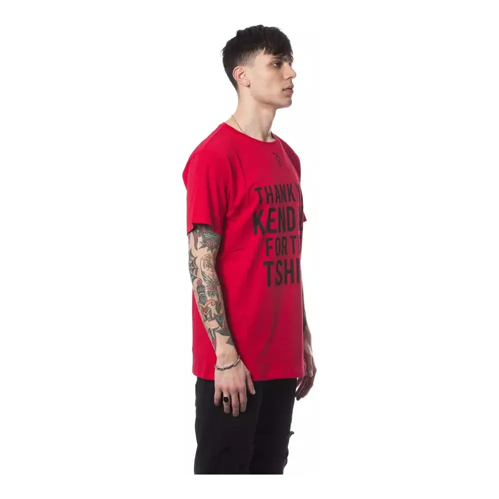 Nicolo Tonetto Red Cotton T-Shirt