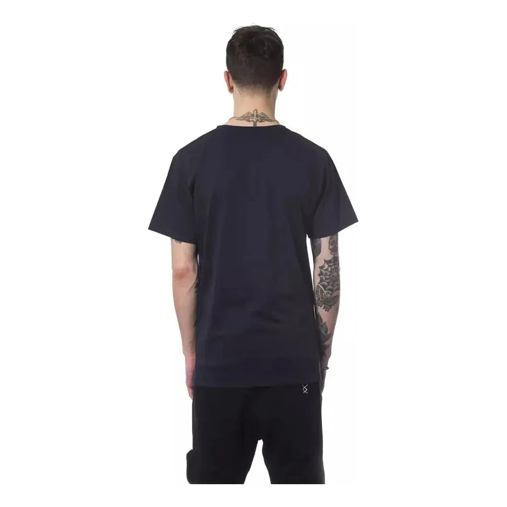 Nicolo Tonetto Blue Cotton T-Shirt